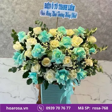 Giỏ hoa rosa-768
