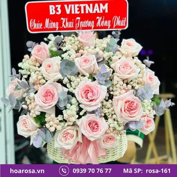 Giỏ hoa rosa-161