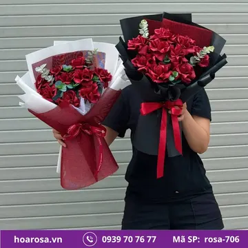 Bó hoa rosa-706
