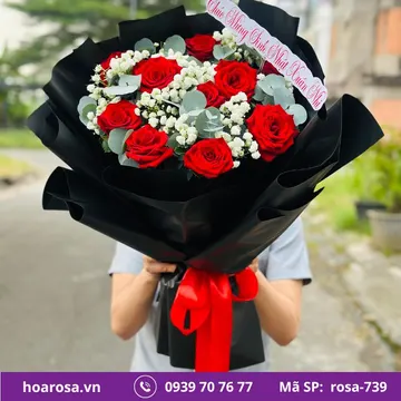 Bó hoa rosa-739