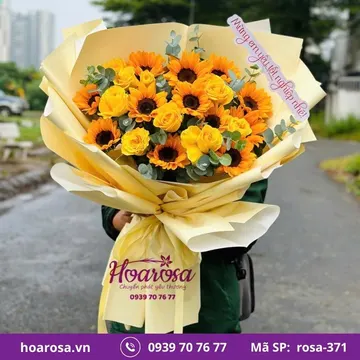 Bó hoa rosa-371