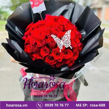 Bó hoa rosa-688