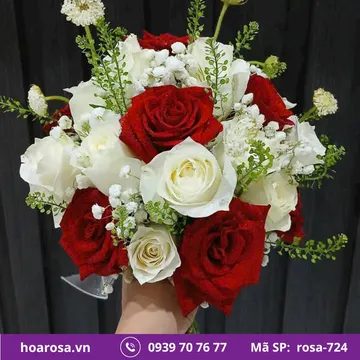 Bó hoa rosa-724