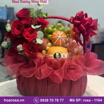 Giỏ trái cây rosa-1164