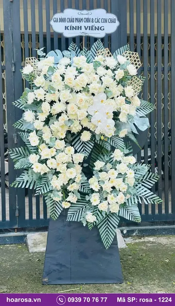 Hoa chia buồn rosa-1224