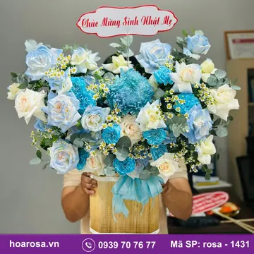 Giỏ hoa rosa-1431