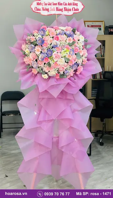 Kệ hoa chúc mừng rosa-1471