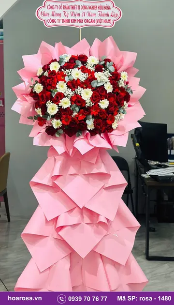 Kệ hoa chúc mừng rosa-1480
