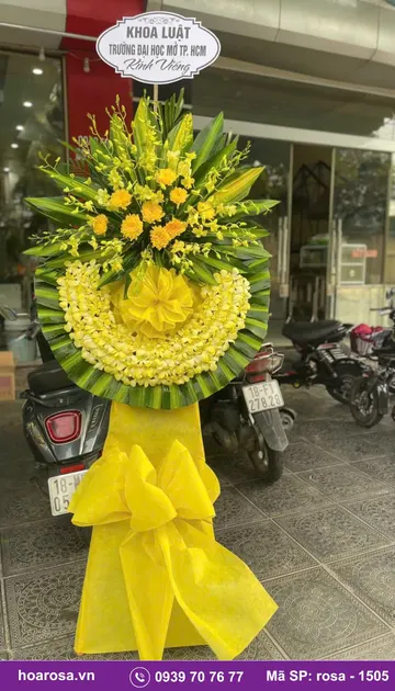 Hoa chia buồn rosa-1505