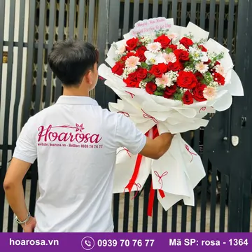 Bó hoa rosa-1364
