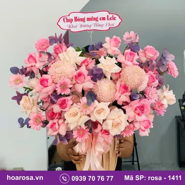 Giỏ hoa rosa-1411