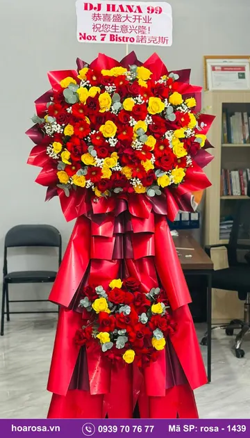Kệ hoa chúc mừng rosa-1439