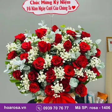 Giỏ hoa rosa-1406