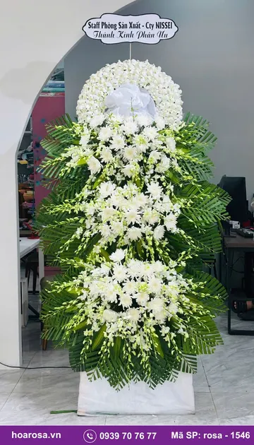 Hoa chia buồn rosa-1546
