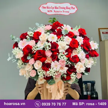 Giỏ hoa rosa-1409