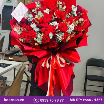 Bó hoa rosa-1357