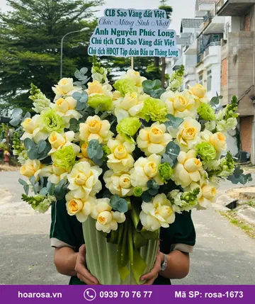 Giỏ hoa rosa-1673