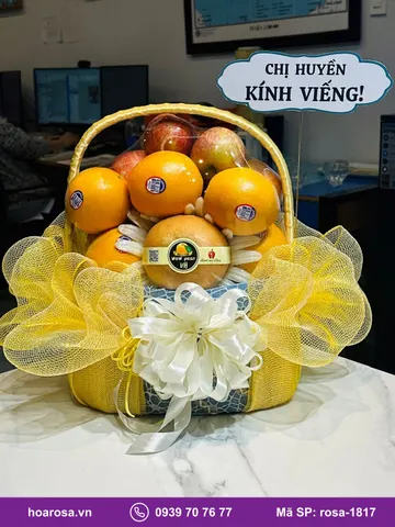 Giỏ trái cây viếng rosa-1817