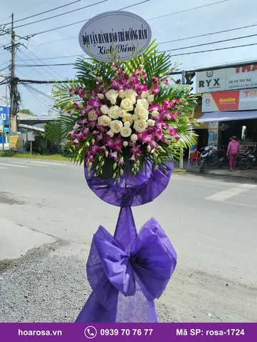 Hoa chia buồn rosa-1724