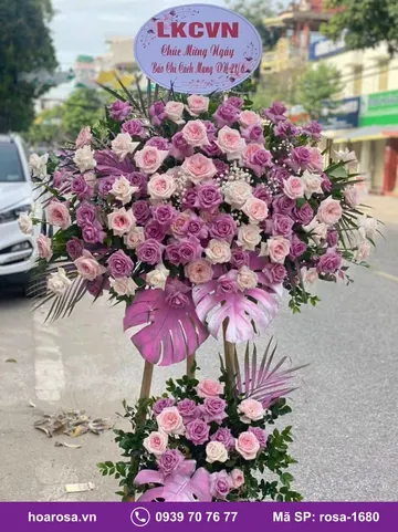 Kệ hoa chúc mừng rosa-1680