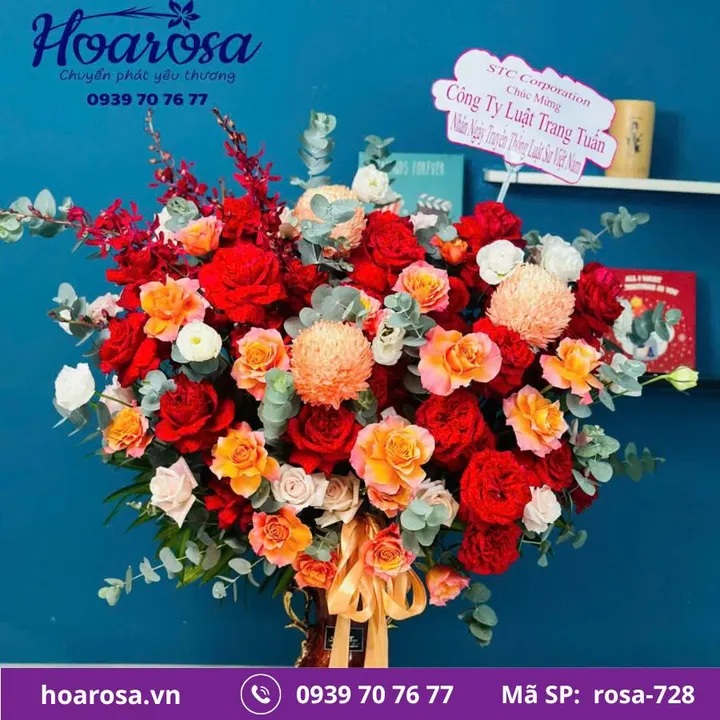 Giỏ hoa rosa-728
