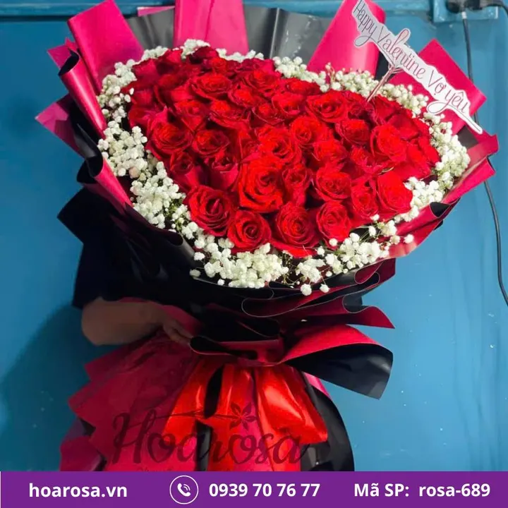 Bó hoa rosa-689