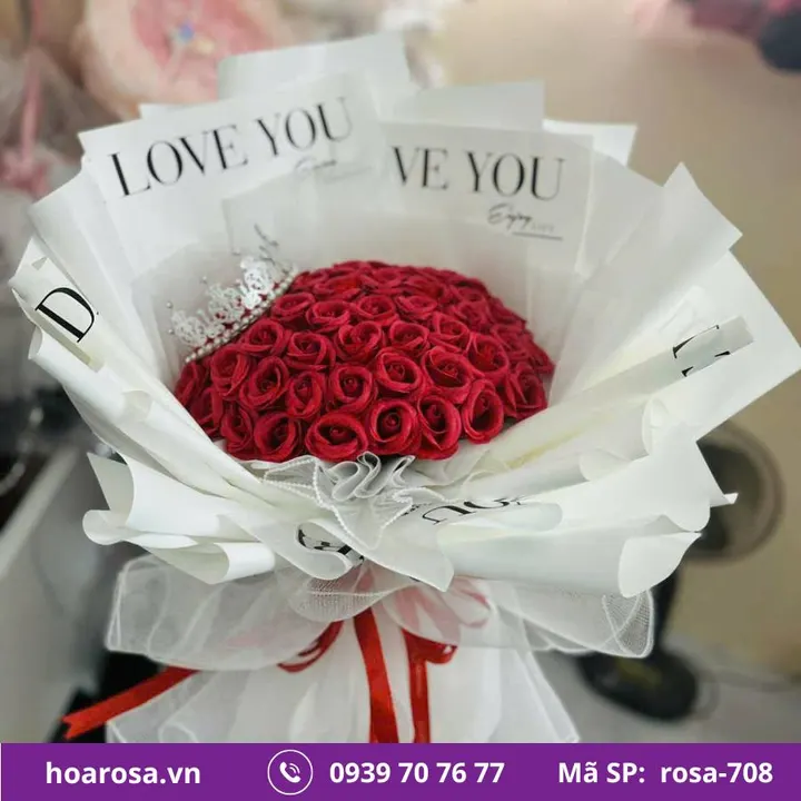 Bó hoa rosa-708
