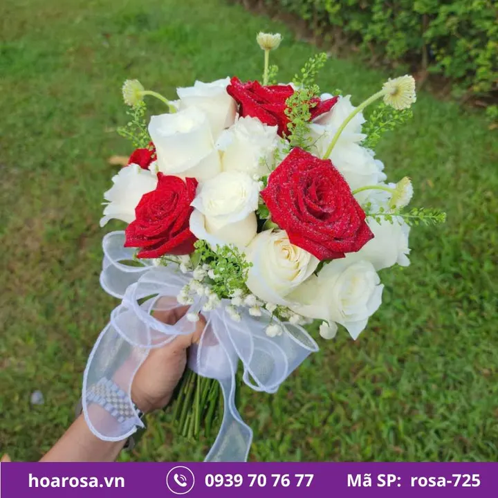 Bó hoa rosa-725