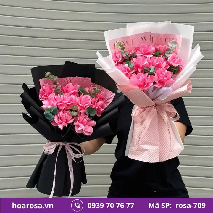 Bó hoa rosa-709