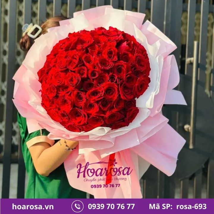 Bó hoa rosa-693