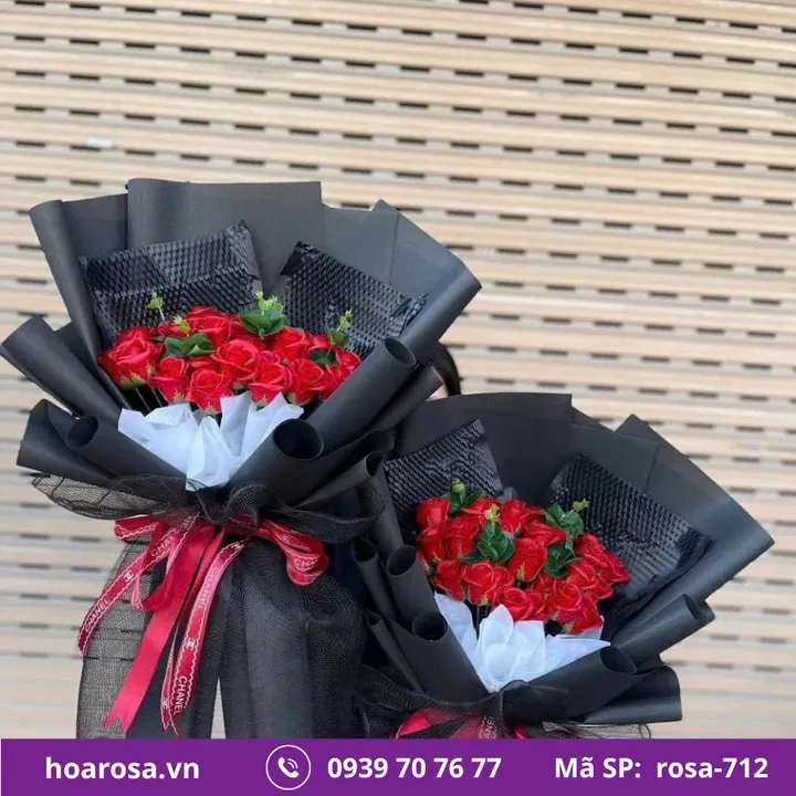 Bó hoa rosa-712