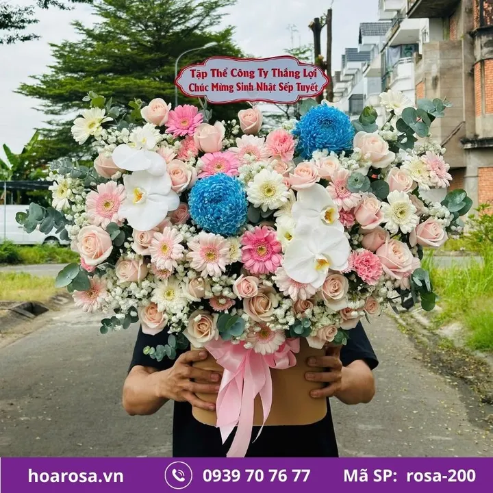 Giỏ hoa rosa-200
