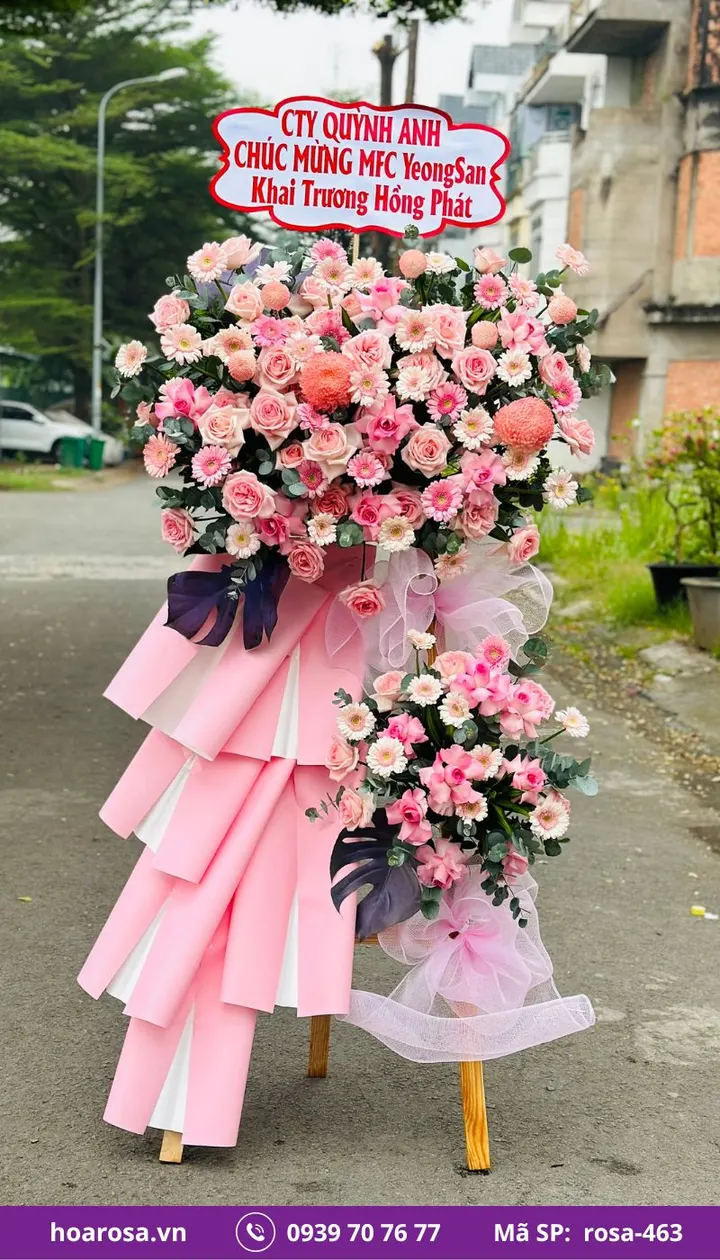 Hoa chúc mừng rosa-463