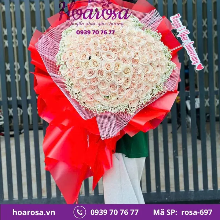 Bó hoa rosa-697
