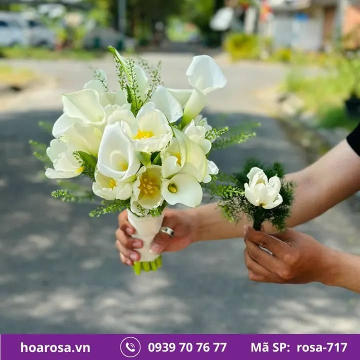 Bó hoa rosa-717