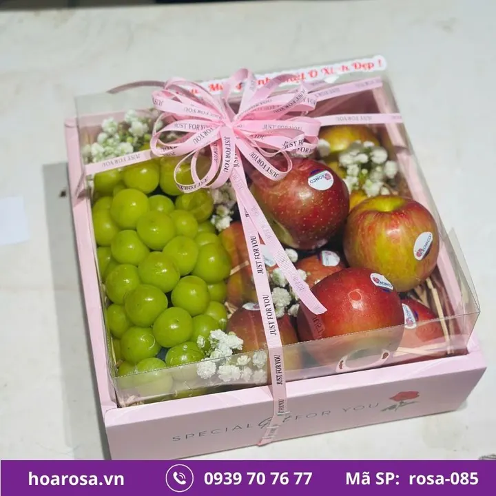 Hộp trái cây rosa-085