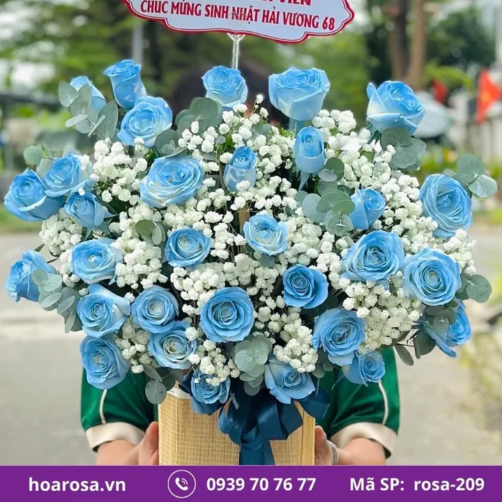 Giỏ hoa rosa-209