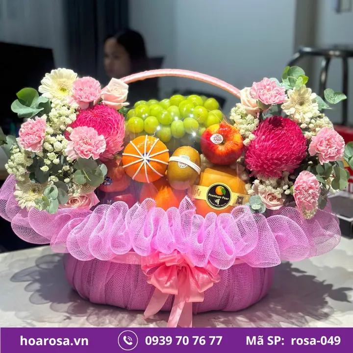 Giỏ trái cây rosa-049