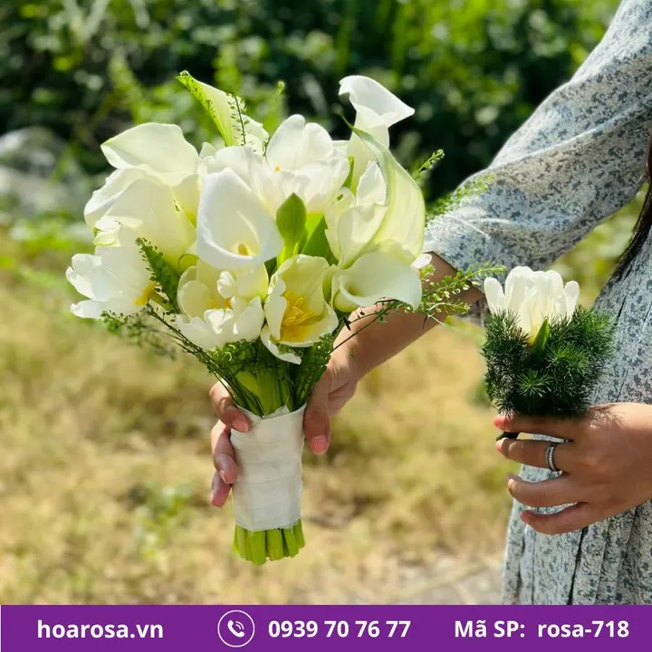Bó hoa rosa-718