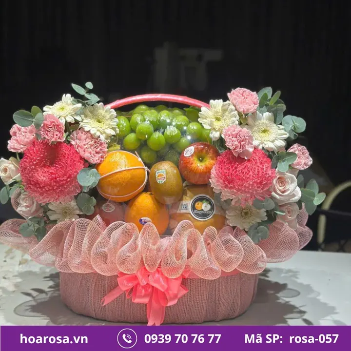 Giỏ trái cây rosa-057