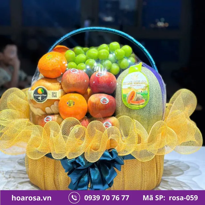 Giỏ trái cây rosa-059