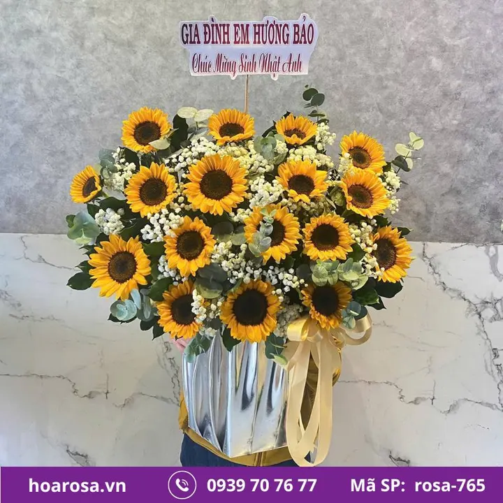 Giỏ hoa rosa-765
