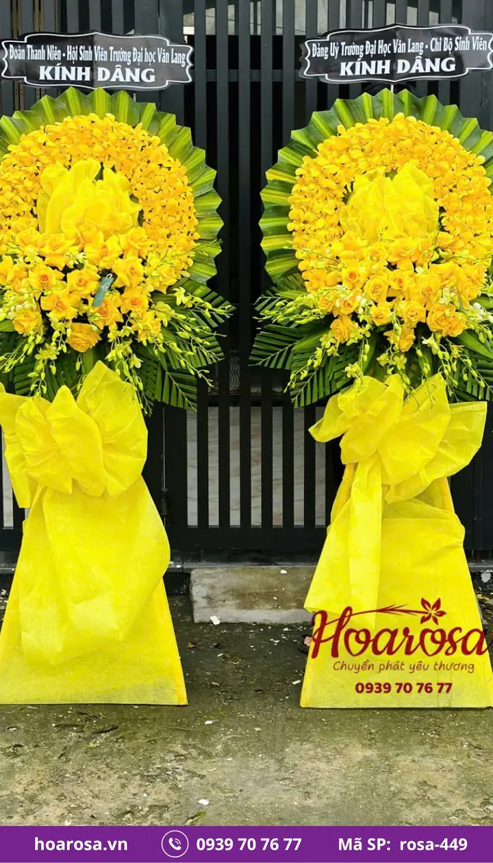 Hoa chia buồn rosa-449