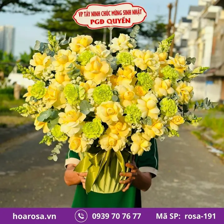 Giỏ hoa rosa-191