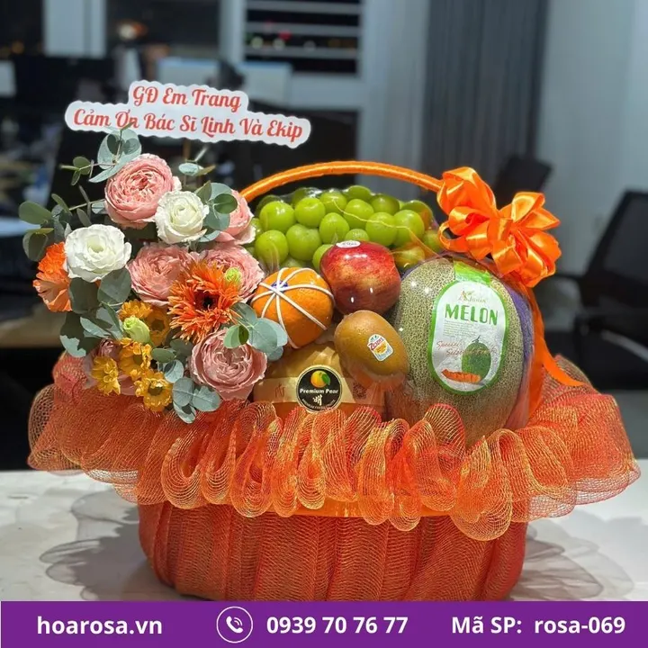 Giỏ trái cây rosa-069