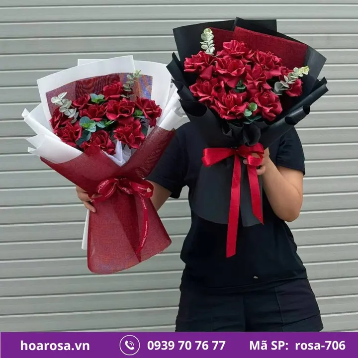 Bó hoa rosa-706