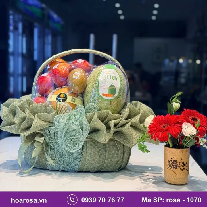Giỏ trái cây rosa-1070
