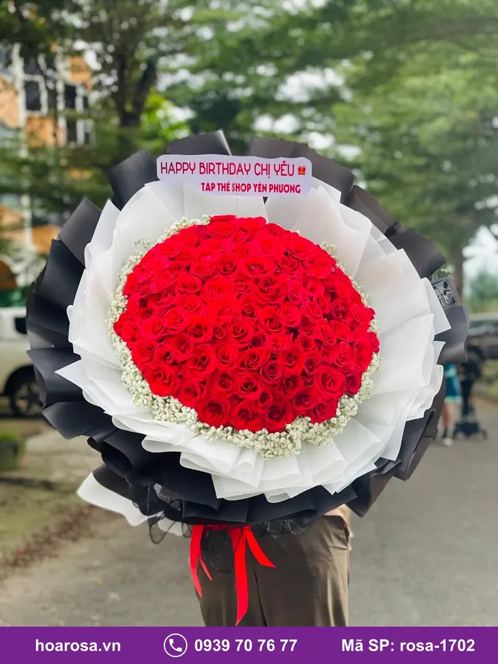 Bó Hoa Khổng Lồ rosa-1702