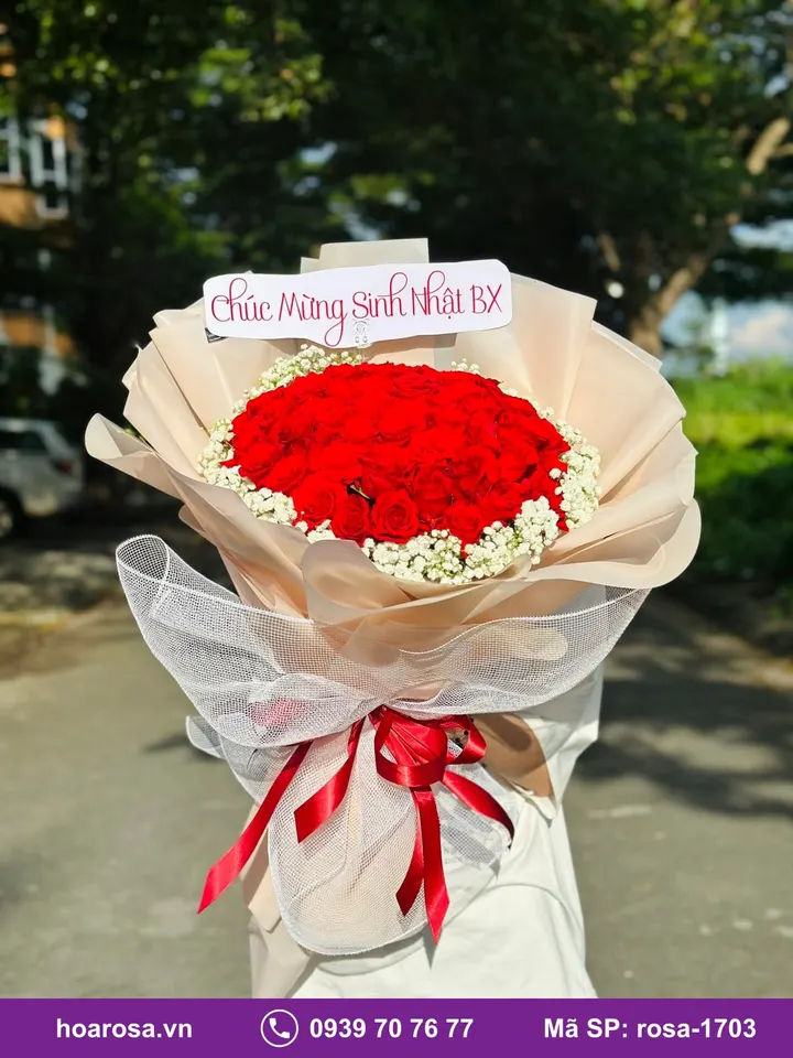 Bó Hoa Khổng Lồ rosa-1703