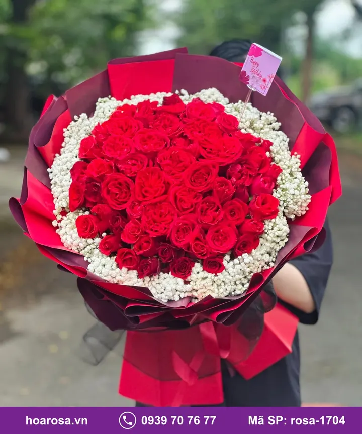 Bó Hoa Khổng Lồ rosa-1704